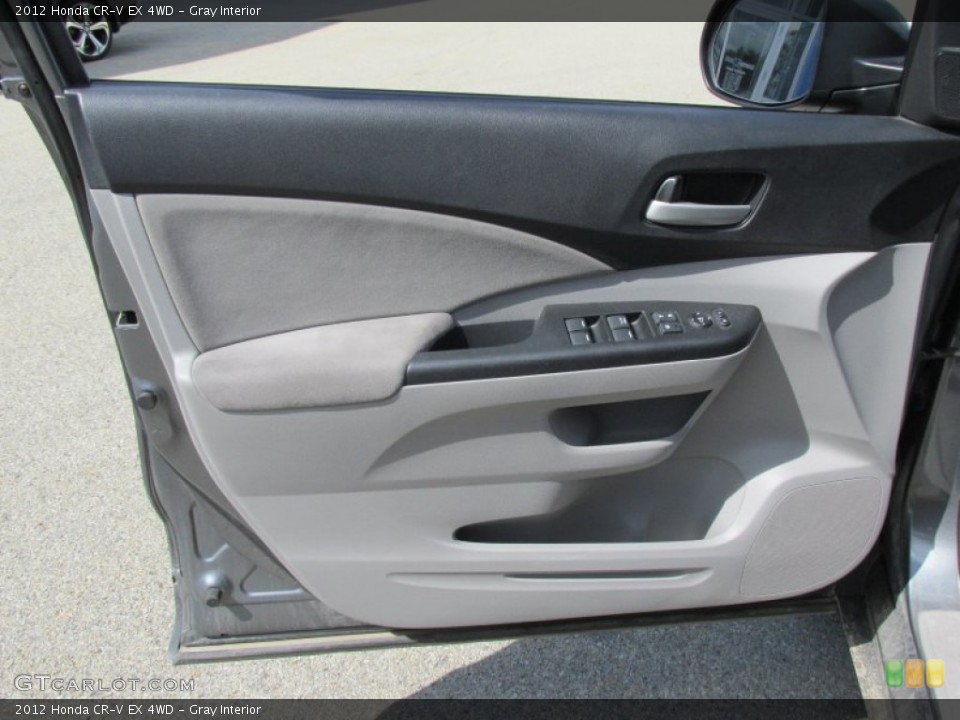 Gray Interior Door Panel for the 2012 Honda CR-V EX 4WD #95425543