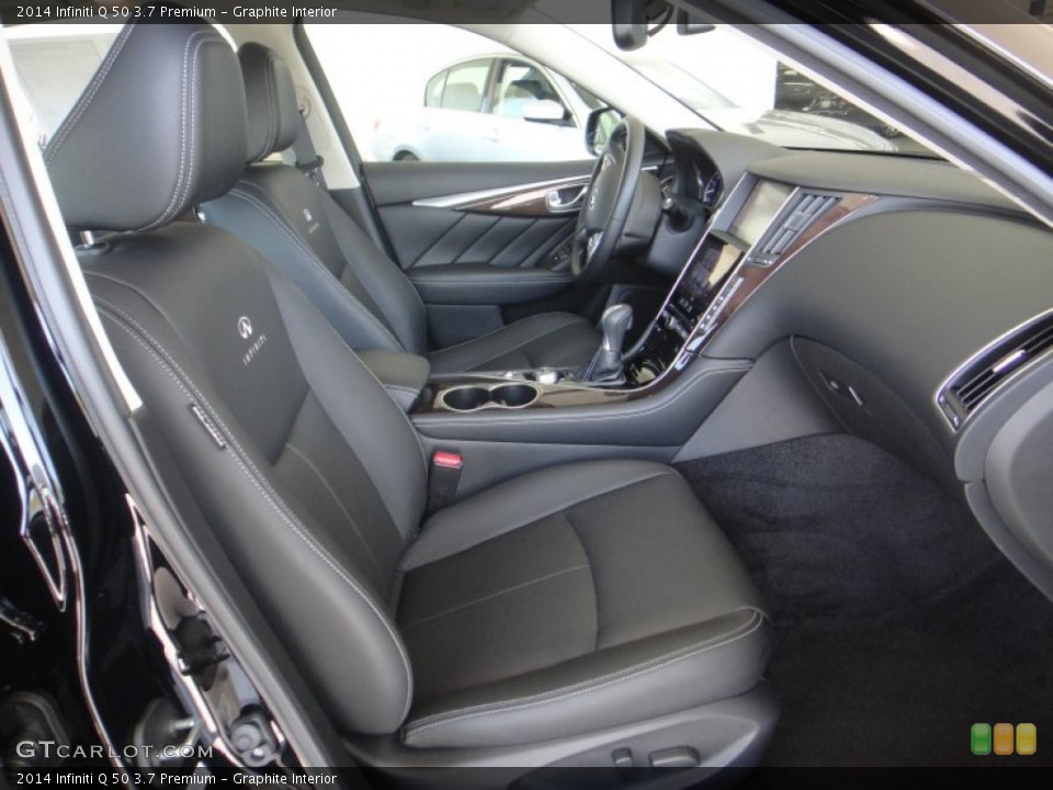 Graphite Interior Front Seat for the 2014 Infiniti Q 50 3.7 Premium #95434148