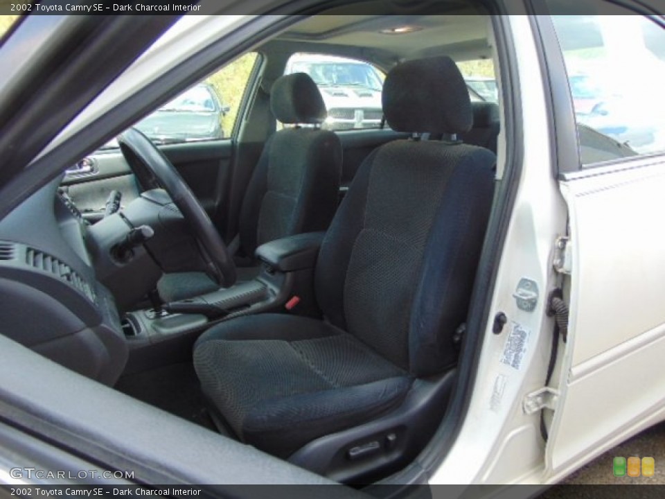 Dark Charcoal Interior Front Seat For The 2002 Toyota Camry