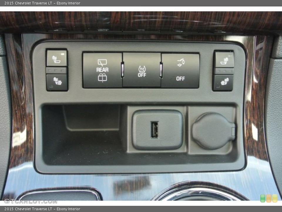 Ebony Interior Controls for the 2015 Chevrolet Traverse LT #95443817