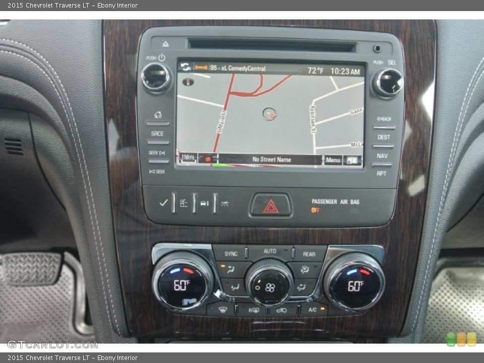Ebony Interior Navigation for the 2015 Chevrolet Traverse LT #95443865