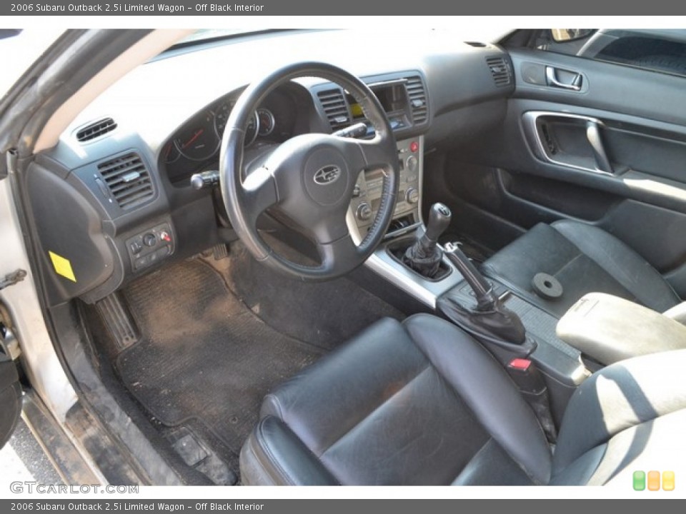 Off Black Interior Photo for the 2006 Subaru Outback 2.5i Limited Wagon #95446628