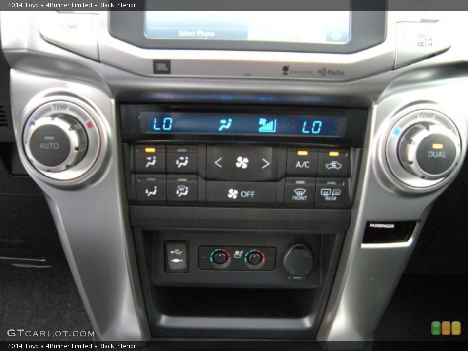 Black Interior Controls for the 2014 Toyota 4Runner Limited #95447849