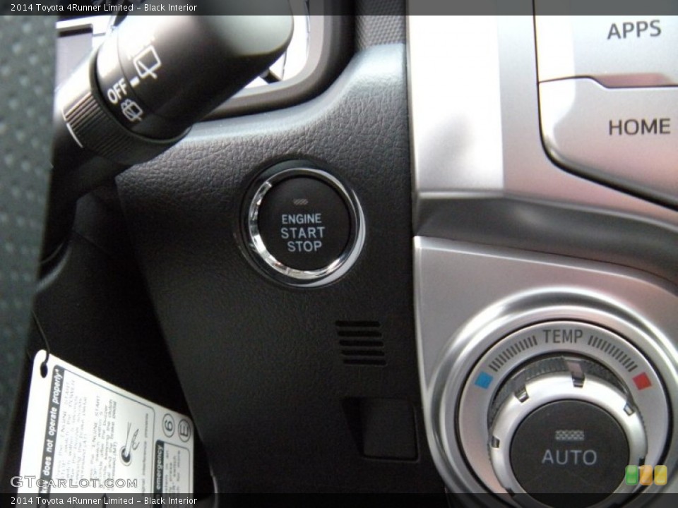 Black Interior Controls for the 2014 Toyota 4Runner Limited #95447894