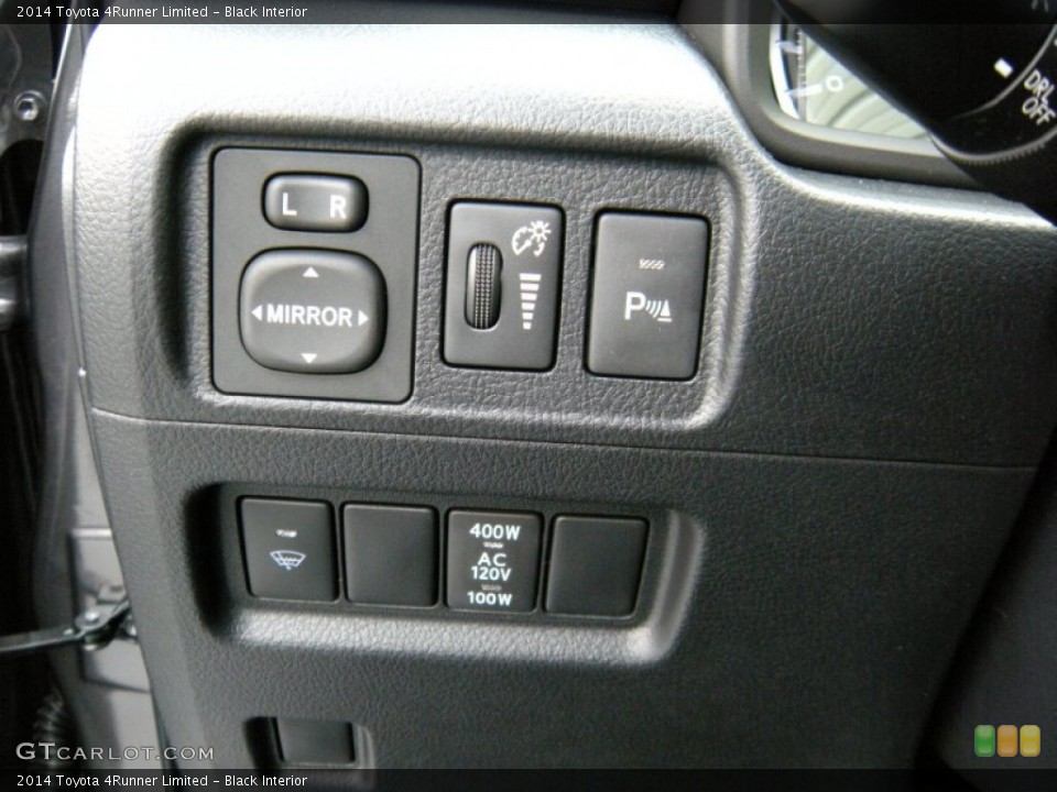 Black Interior Controls for the 2014 Toyota 4Runner Limited #95447969