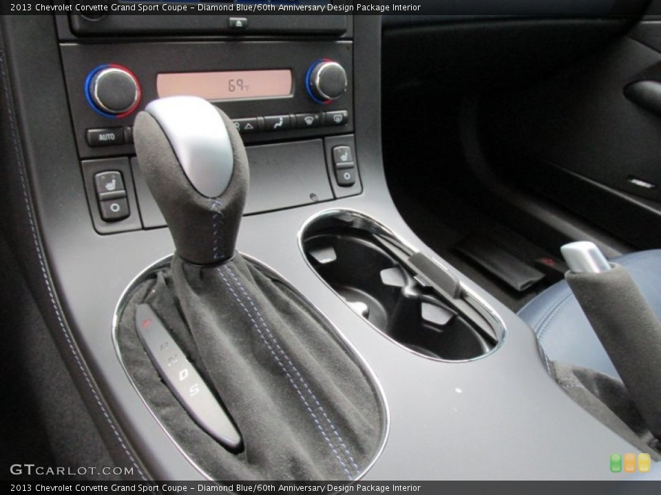 Diamond Blue/60th Anniversary Design Package Interior Transmission for the 2013 Chevrolet Corvette Grand Sport Coupe #95448227