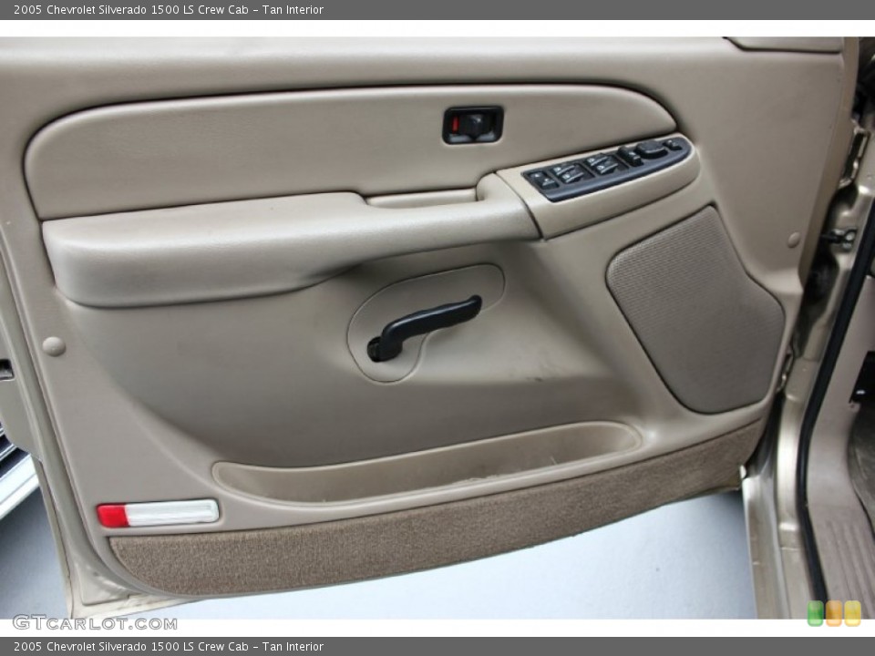 Tan Interior Door Panel for the 2005 Chevrolet Silverado 1500 LS Crew Cab #95448968