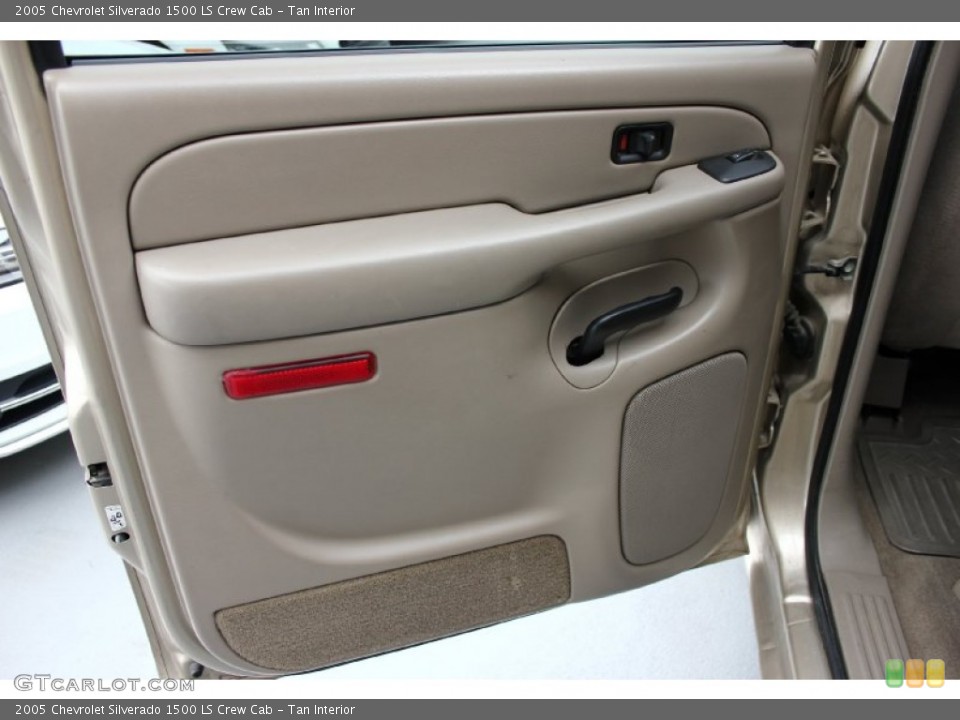 Tan Interior Door Panel for the 2005 Chevrolet Silverado 1500 LS Crew Cab #95449202