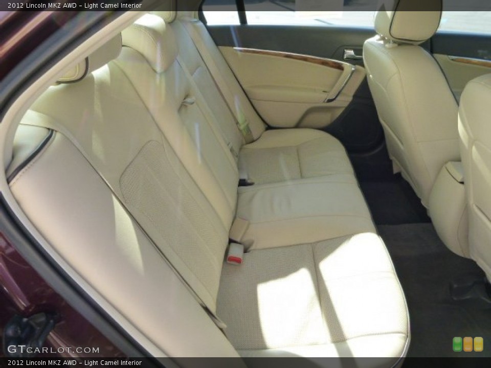 Light Camel Interior Rear Seat for the 2012 Lincoln MKZ AWD #95449679