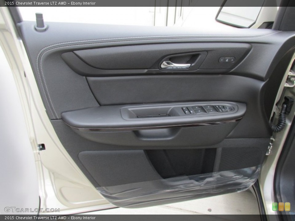 Ebony Interior Door Panel for the 2015 Chevrolet Traverse LTZ AWD #95449751