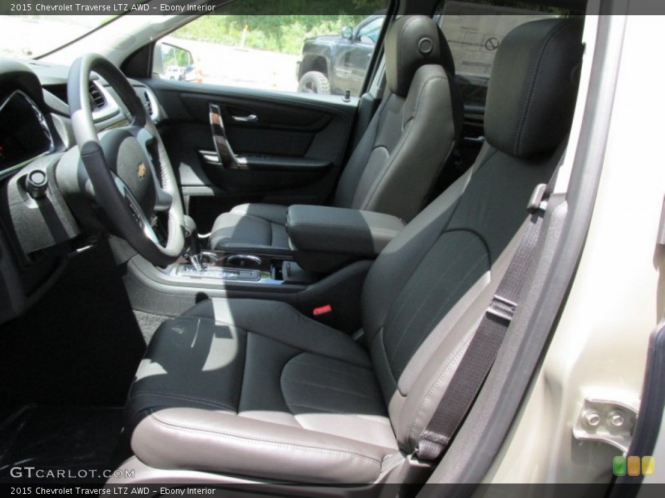 Ebony Interior Photo for the 2015 Chevrolet Traverse LTZ AWD #95449798