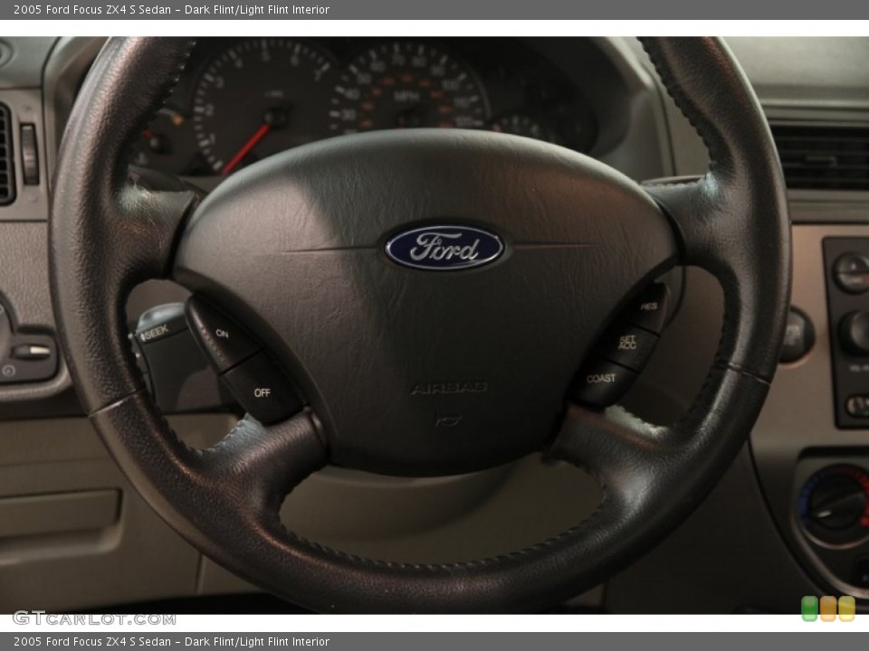 Dark Flint/Light Flint Interior Steering Wheel for the 2005 Ford Focus ZX4 S Sedan #95450482