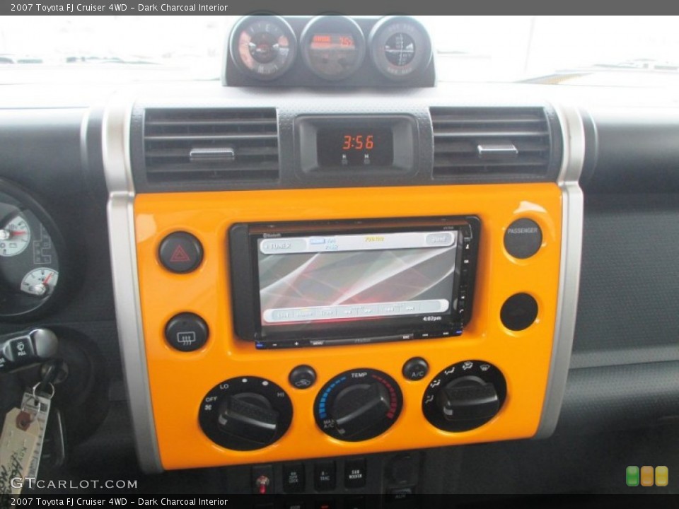 Dark Charcoal Interior Controls for the 2007 Toyota FJ Cruiser 4WD #95451173