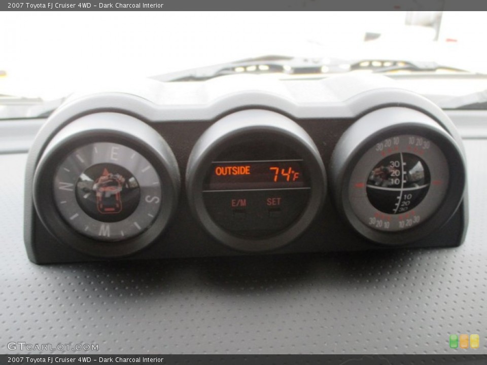 Dark Charcoal Interior Gauges for the 2007 Toyota FJ Cruiser 4WD #95451194