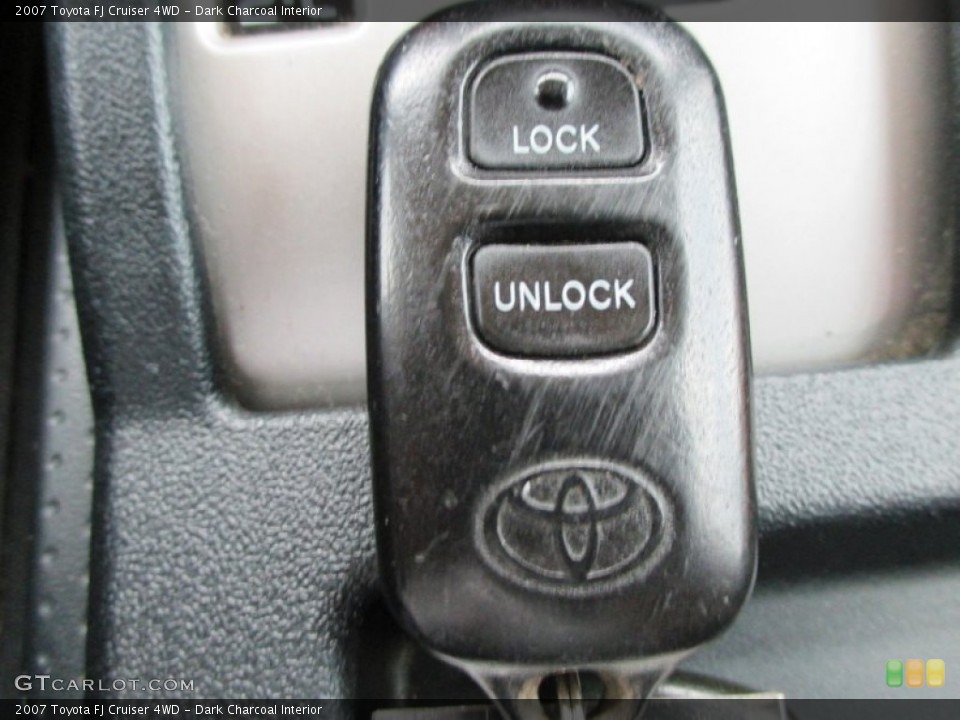 Dark Charcoal Interior Controls for the 2007 Toyota FJ Cruiser 4WD #95451317