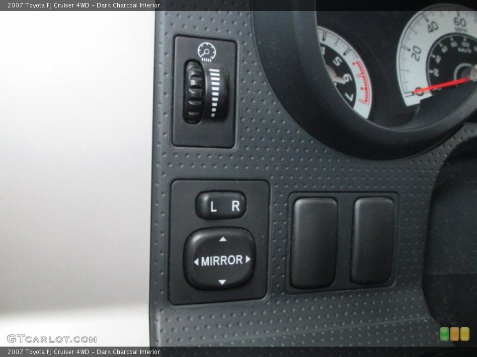 Dark Charcoal Interior Controls for the 2007 Toyota FJ Cruiser 4WD #95451455