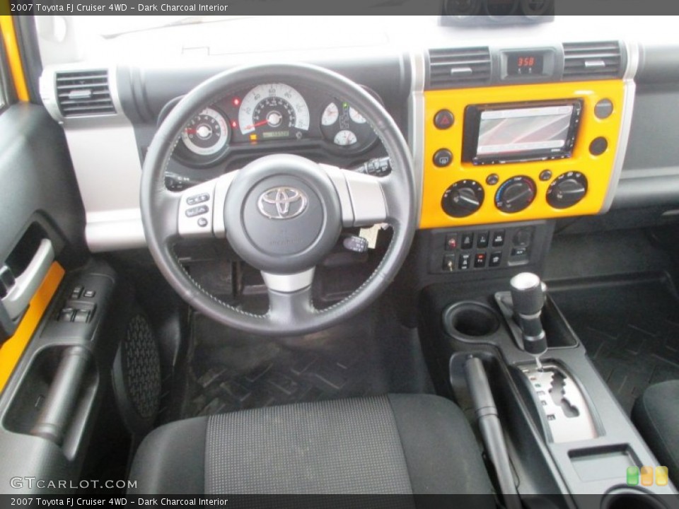 Dark Charcoal Interior Dashboard for the 2007 Toyota FJ Cruiser 4WD #95451476
