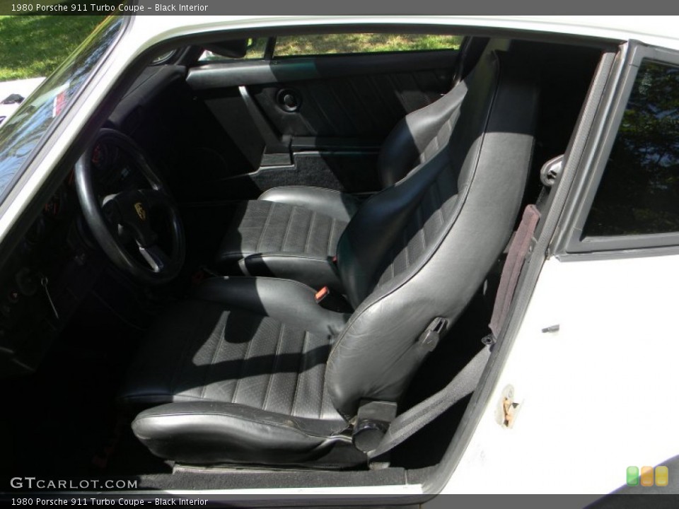 Black Interior Photo for the 1980 Porsche 911 Turbo Coupe #95451761