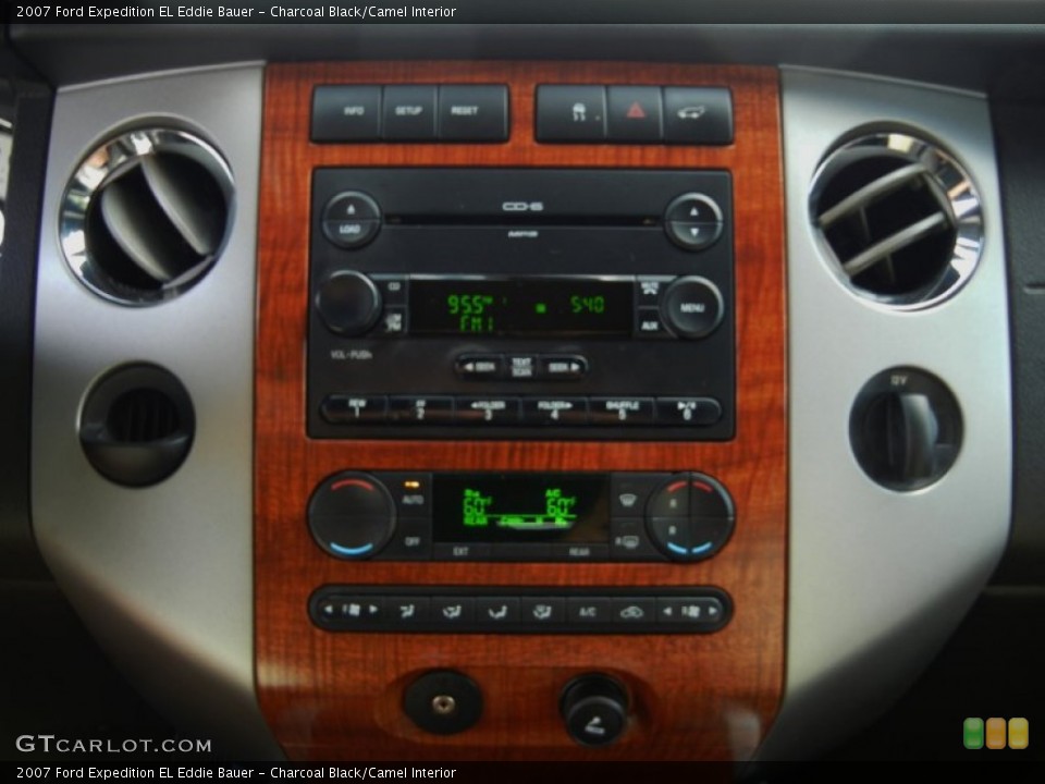 Charcoal Black/Camel Interior Controls for the 2007 Ford Expedition EL Eddie Bauer #95452571