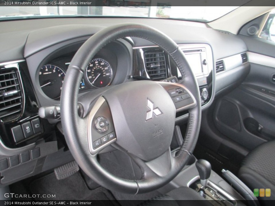 Black Interior Controls for the 2014 Mitsubishi Outlander SE S-AWC #95454746