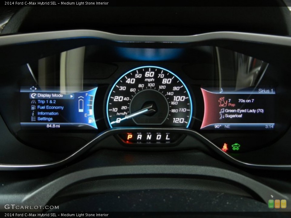Medium Light Stone Interior Gauges for the 2014 Ford C-Max Hybrid SEL #95455085