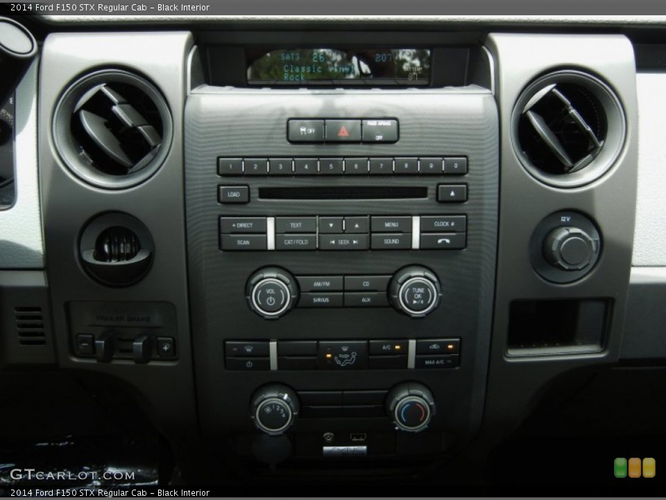 Black Interior Controls for the 2014 Ford F150 STX Regular Cab #95456321