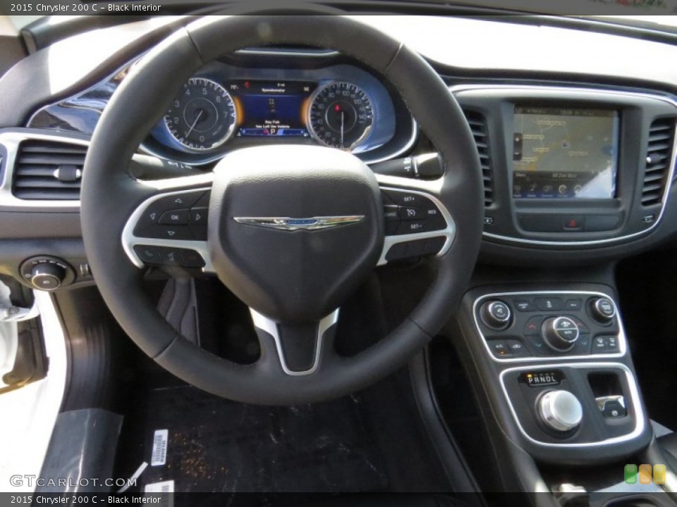 Black Interior Steering Wheel for the 2015 Chrysler 200 C #95456780