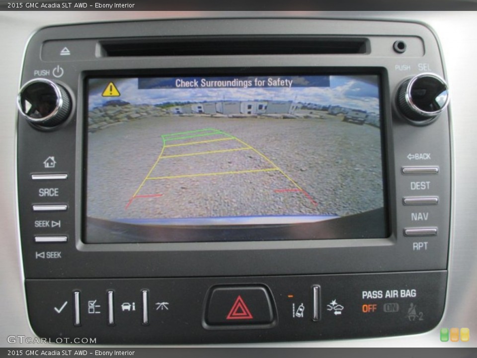 Ebony Interior Controls for the 2015 GMC Acadia SLT AWD #95457809