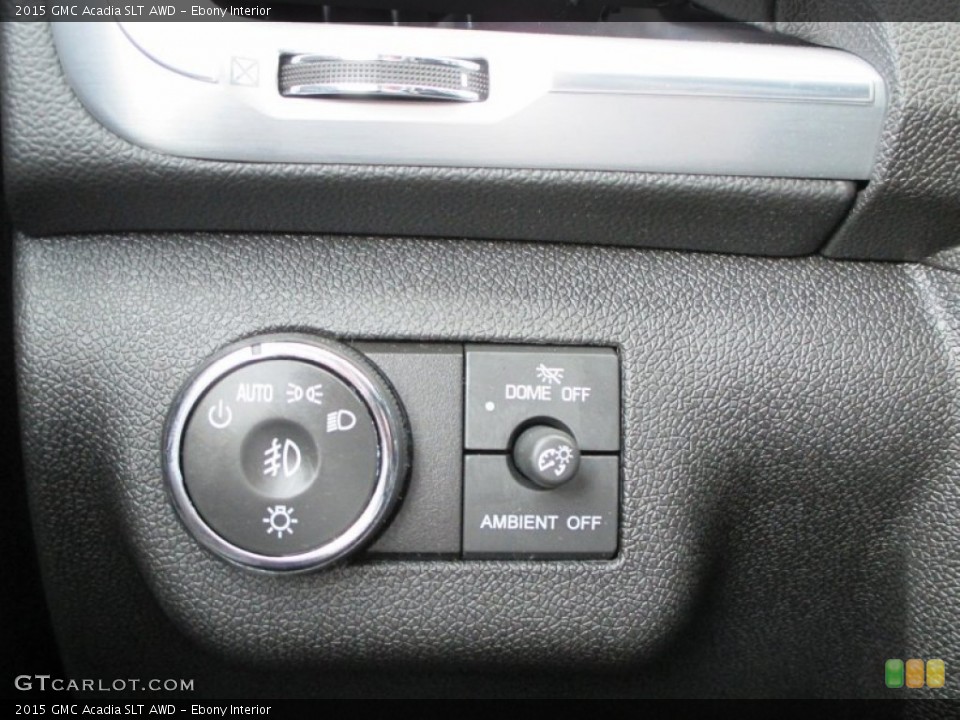 Ebony Interior Controls for the 2015 GMC Acadia SLT AWD #95457986