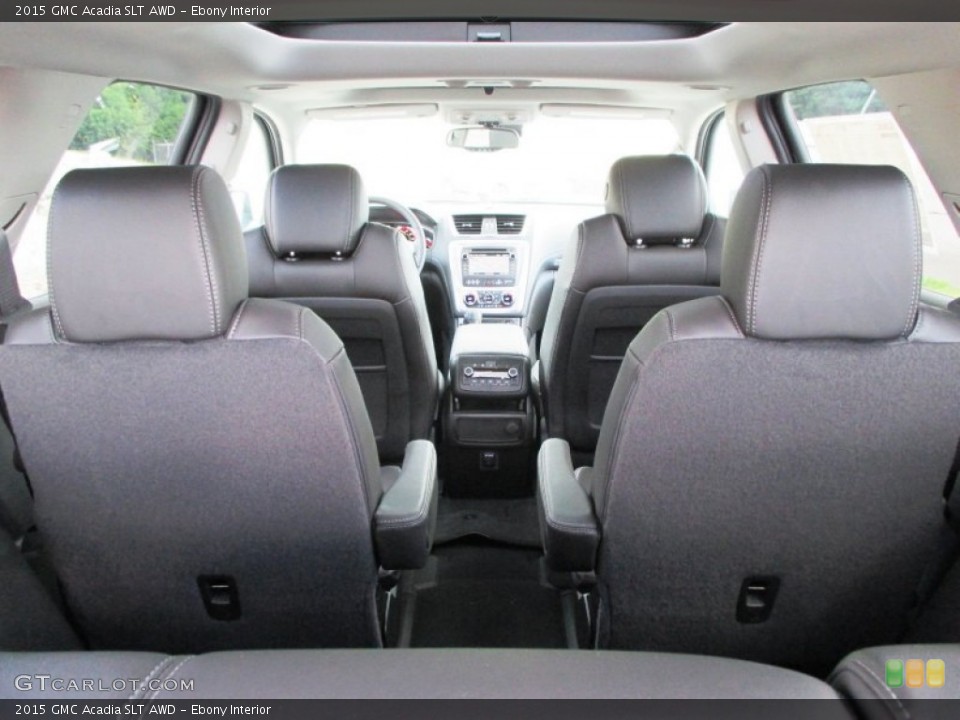 Ebony Interior Rear Seat for the 2015 GMC Acadia SLT AWD #95458199