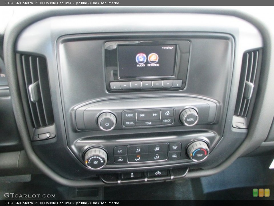 Jet Black/Dark Ash Interior Controls for the 2014 GMC Sierra 1500 Double Cab 4x4 #95458481