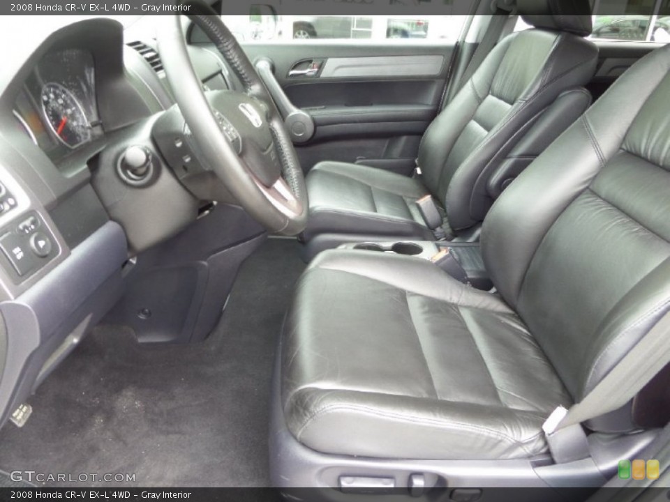 Gray Interior Photo for the 2008 Honda CR-V EX-L 4WD #95458661