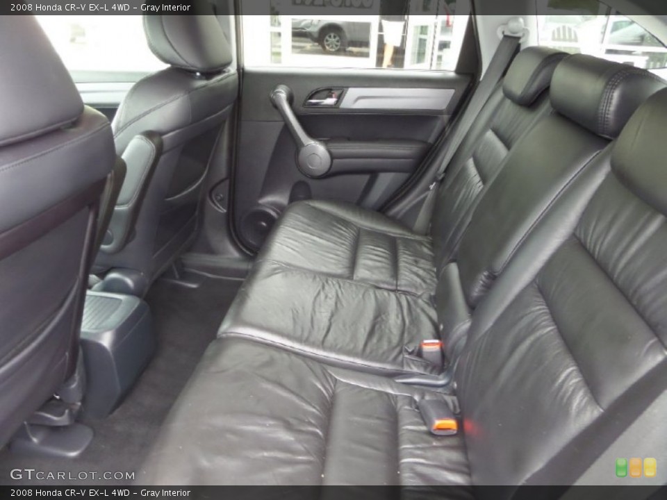 Gray Interior Rear Seat for the 2008 Honda CR-V EX-L 4WD #95458697