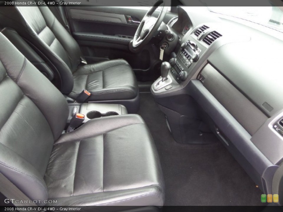 Gray Interior Front Seat for the 2008 Honda CR-V EX-L 4WD #95458715