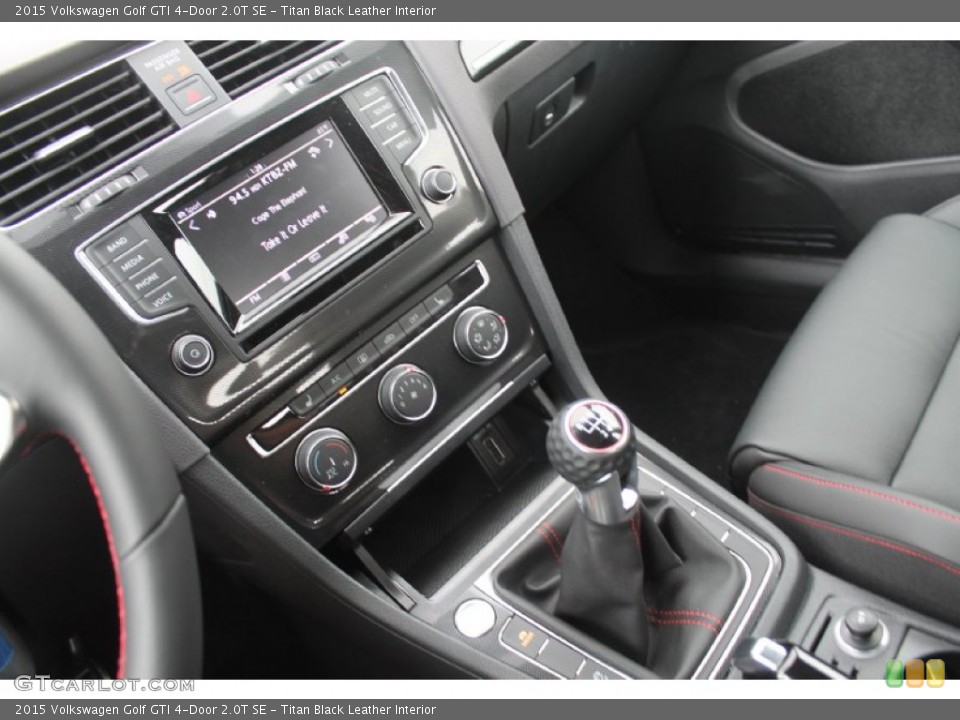 Titan Black Leather Interior Transmission for the 2015 Volkswagen Golf GTI 4-Door 2.0T SE #95462132