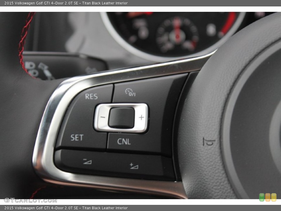 Titan Black Leather Interior Controls for the 2015 Volkswagen Golf GTI 4-Door 2.0T SE #95462219