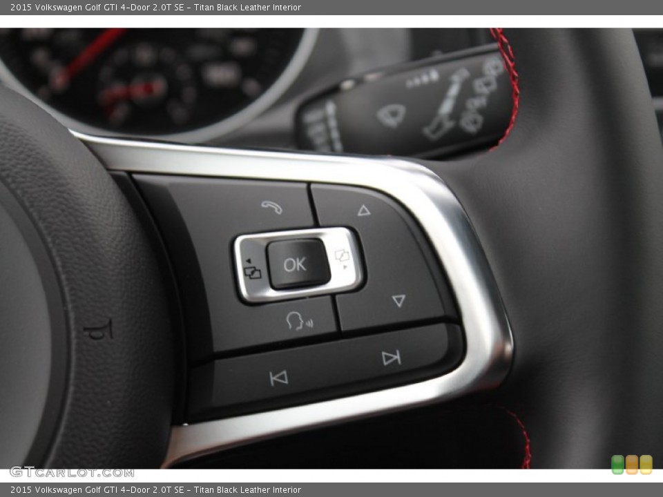 Titan Black Leather Interior Controls for the 2015 Volkswagen Golf GTI 4-Door 2.0T SE #95462231