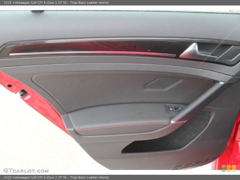Titan Black Leather Interior Door Panel for the 2015 Volkswagen Golf GTI 4-Door 2.0T SE #95462267