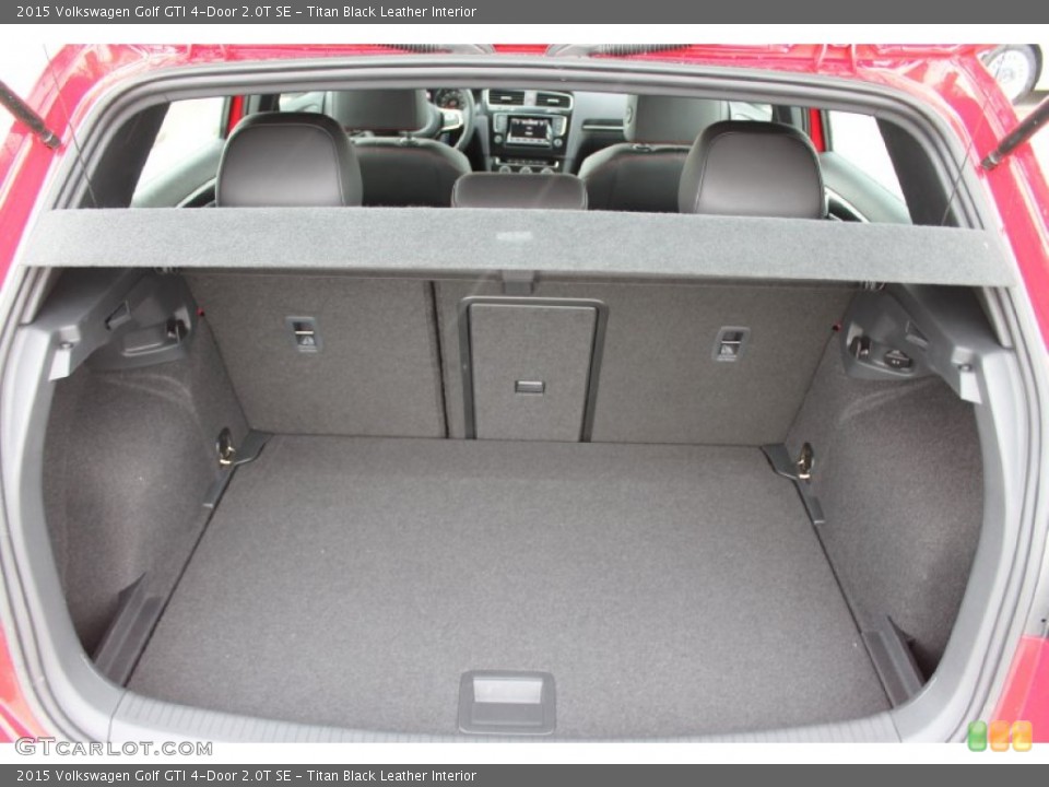 Titan Black Leather Interior Trunk for the 2015 Volkswagen Golf GTI 4-Door 2.0T SE #95462316