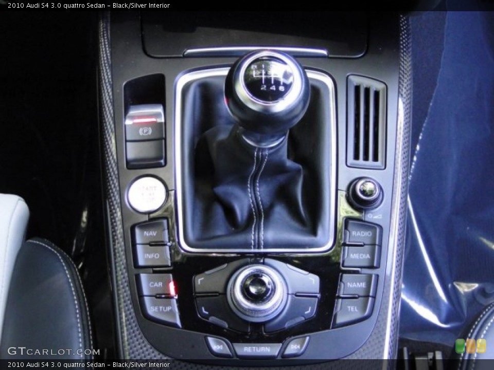 Black/Silver Interior Transmission for the 2010 Audi S4 3.0 quattro Sedan #95463629