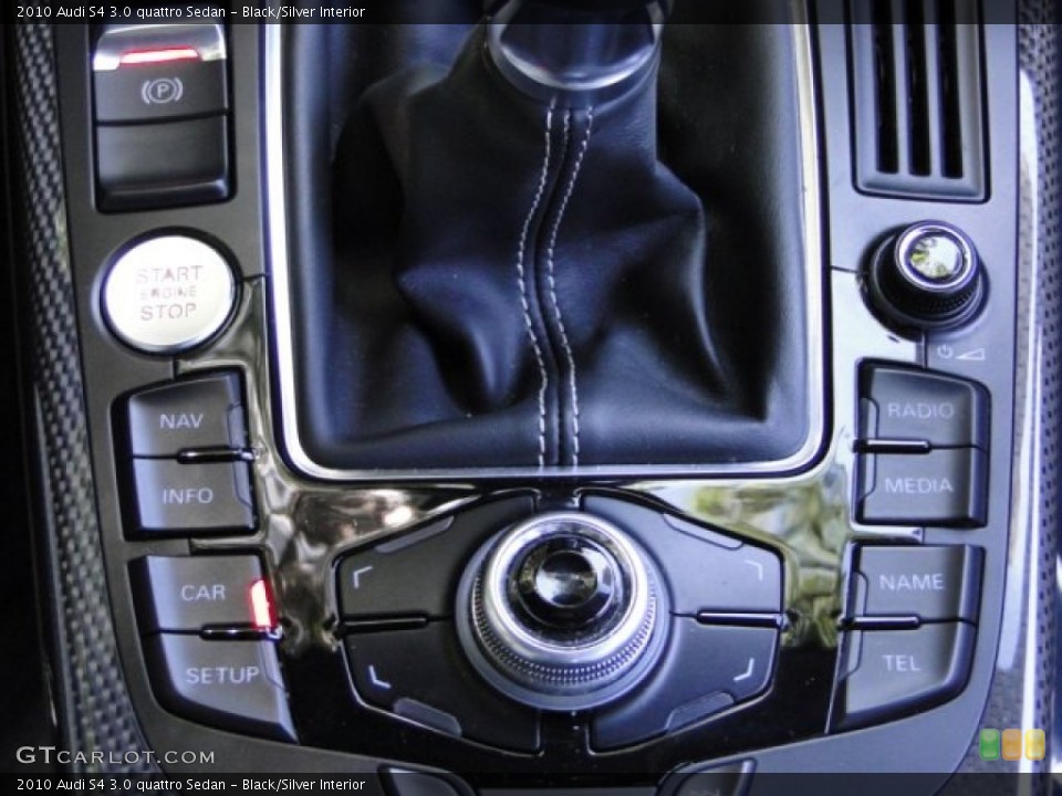 Black/Silver Interior Controls for the 2010 Audi S4 3.0 quattro Sedan #95463647