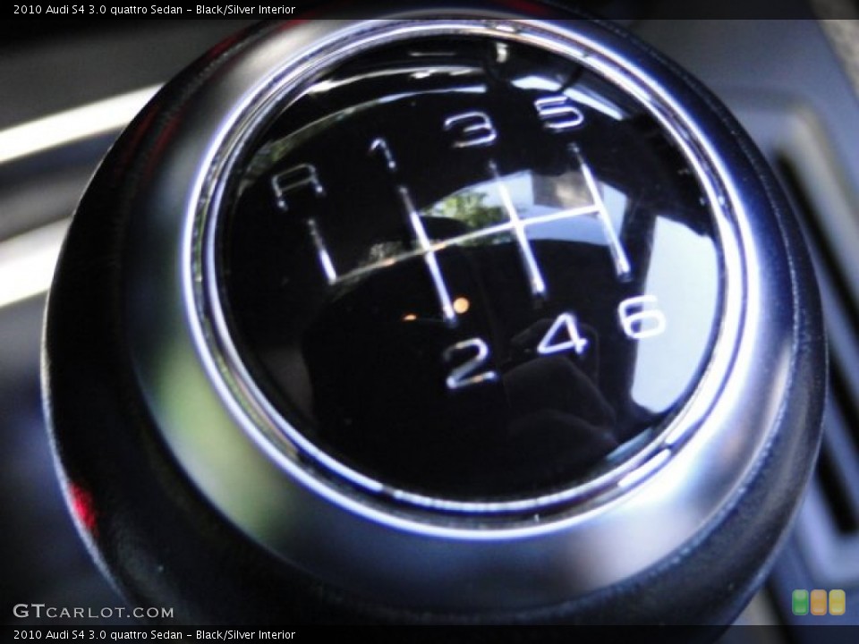 Black/Silver Interior Transmission for the 2010 Audi S4 3.0 quattro Sedan #95463692