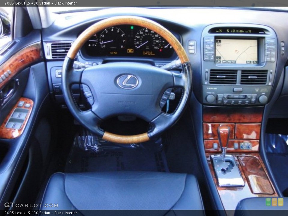 Black Interior Dashboard for the 2005 Lexus LS 430 Sedan #95463797