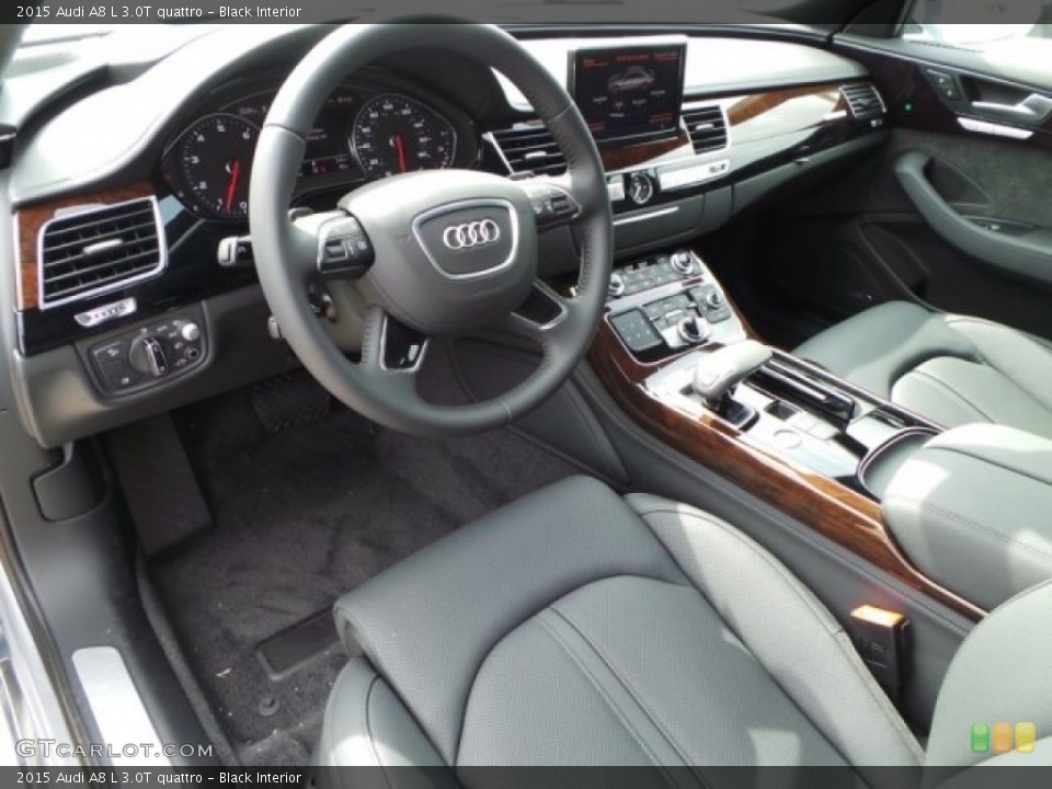 Black Interior Photo for the 2015 Audi A8 L 3.0T quattro #95464526