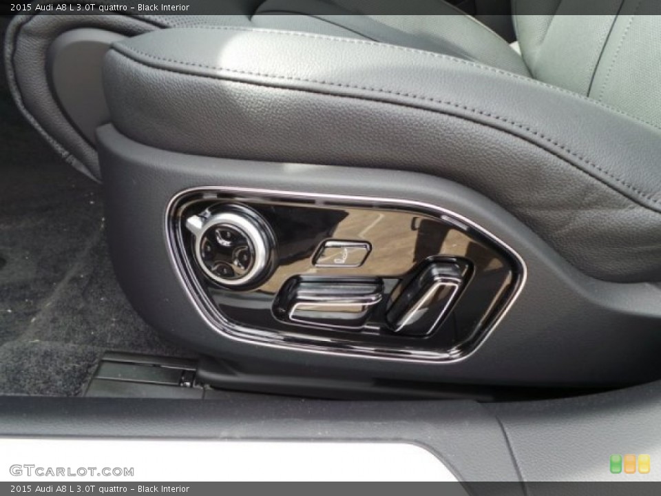 Black Interior Controls for the 2015 Audi A8 L 3.0T quattro #95464550