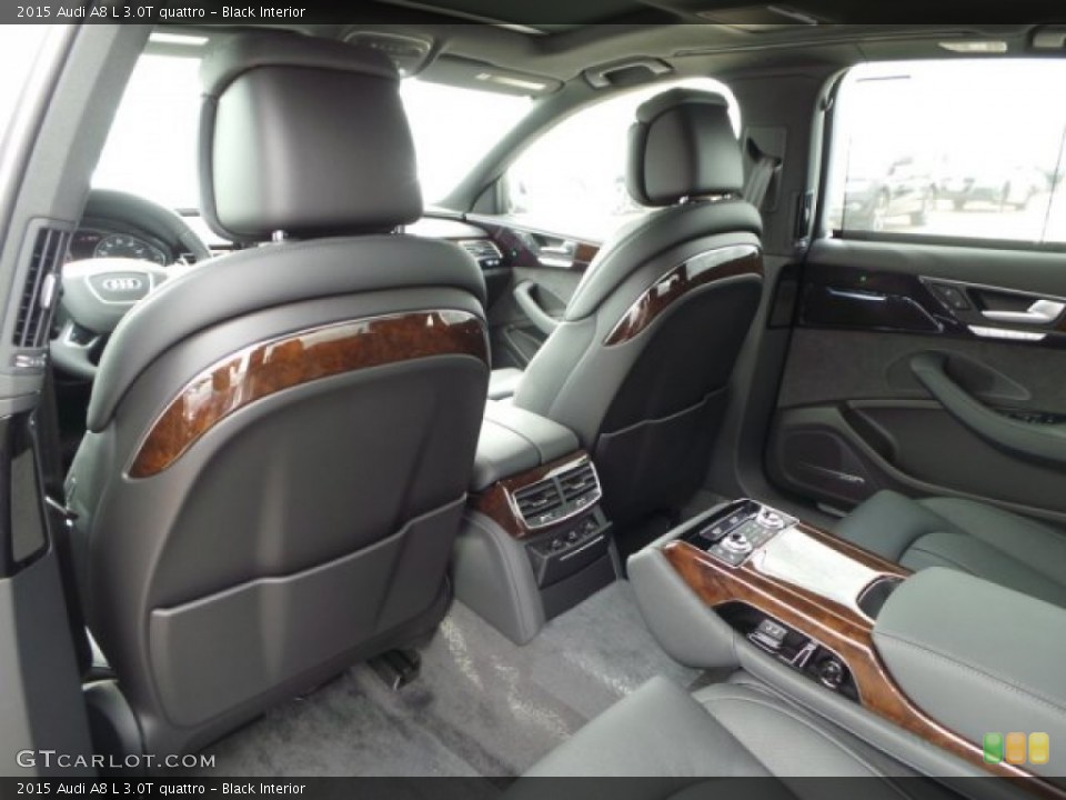 Black Interior Rear Seat for the 2015 Audi A8 L 3.0T quattro #95464697