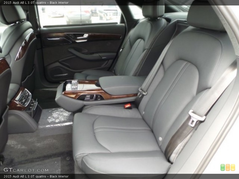 Black Interior Rear Seat for the 2015 Audi A8 L 3.0T quattro #95464709