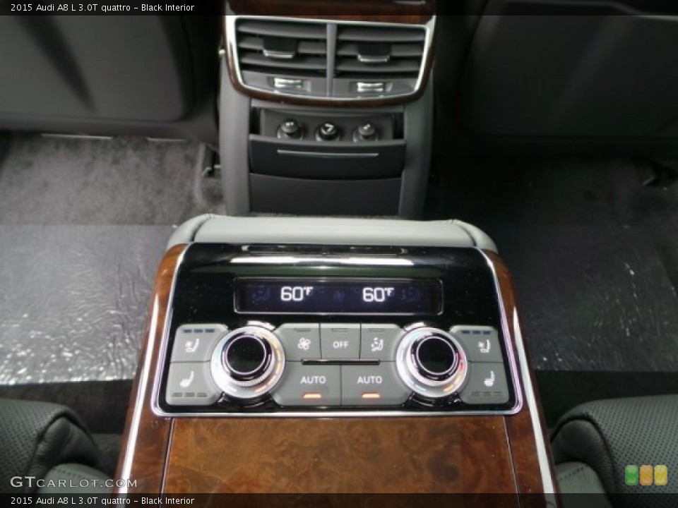 Black Interior Controls for the 2015 Audi A8 L 3.0T quattro #95464728