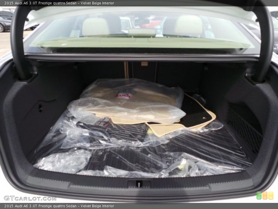 Velvet Beige Interior Trunk for the 2015 Audi A6 3.0T Prestige quattro Sedan #95465237