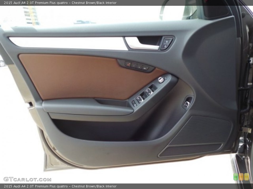 Chestnut Brown/Black Interior Door Panel for the 2015 Audi A4 2.0T Premium Plus quattro #95465426